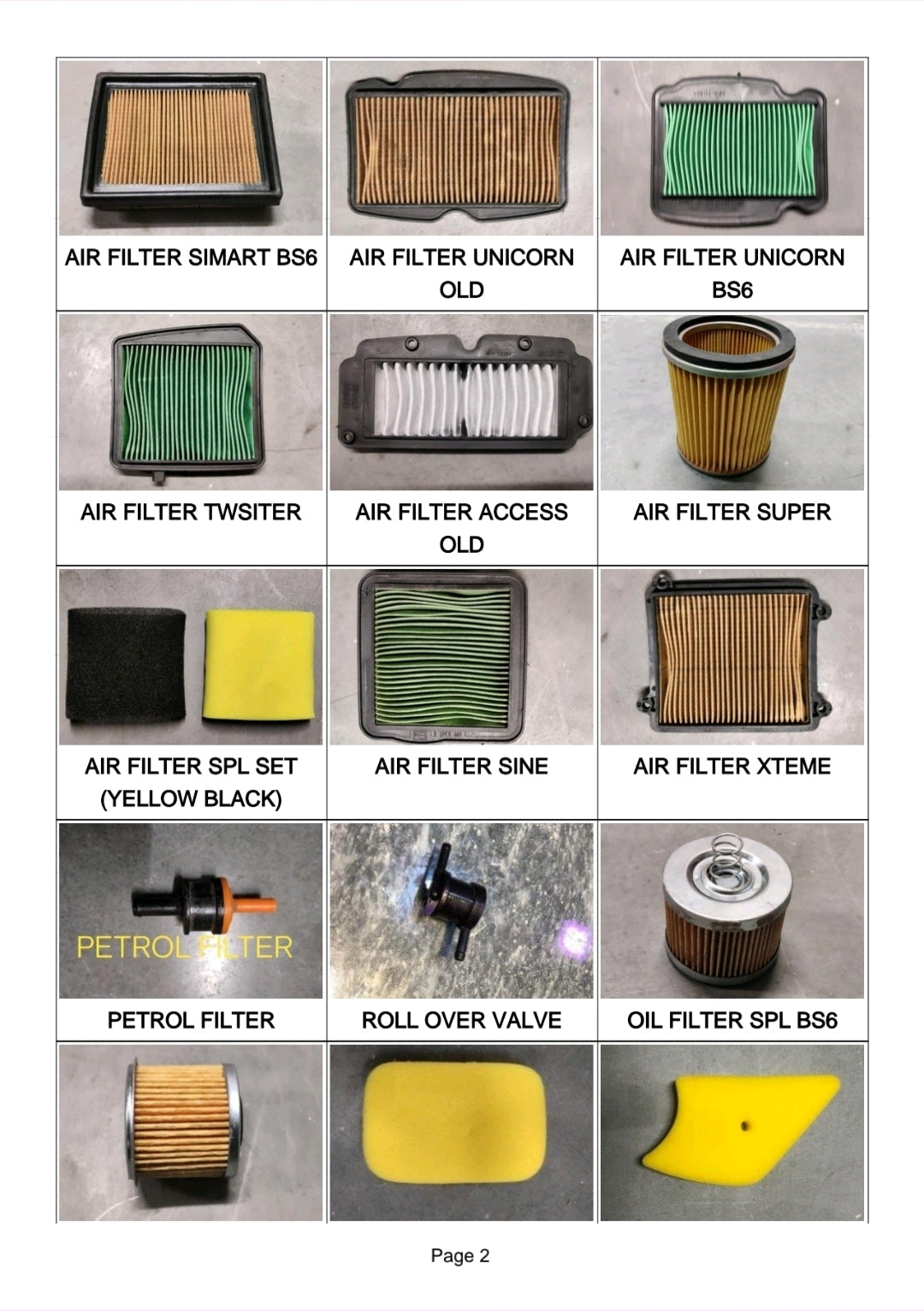 AIR FILTER 2