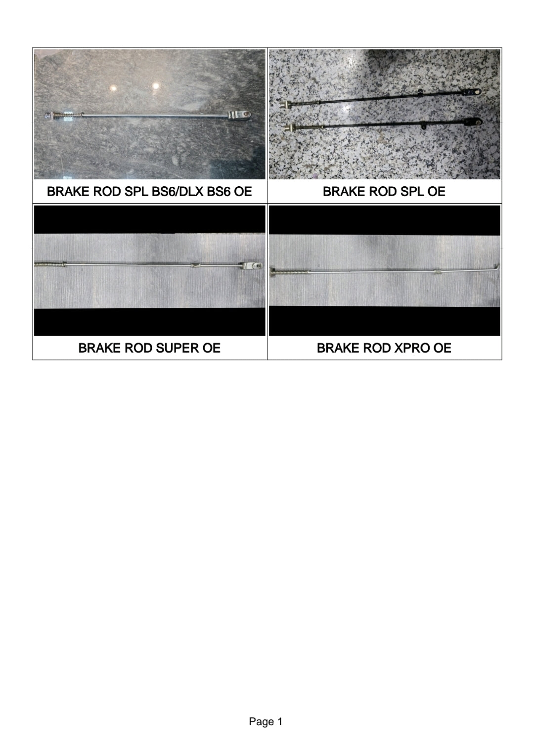 BRAKE ROD