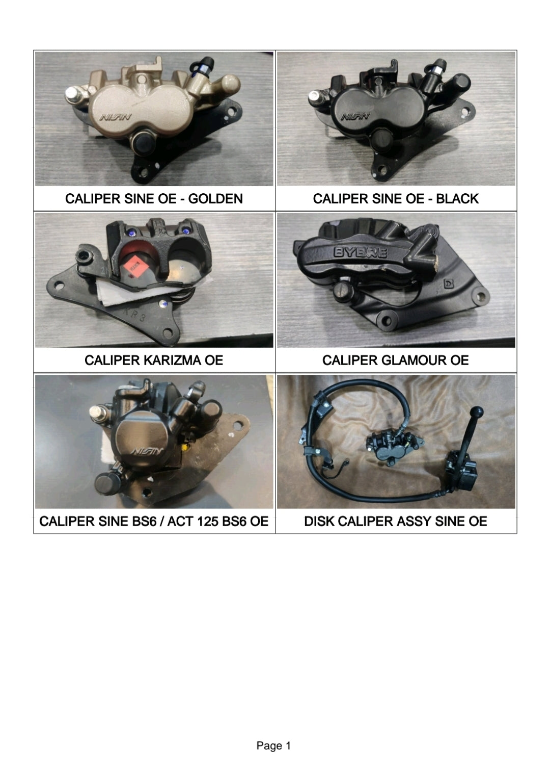 CALIPER 1
