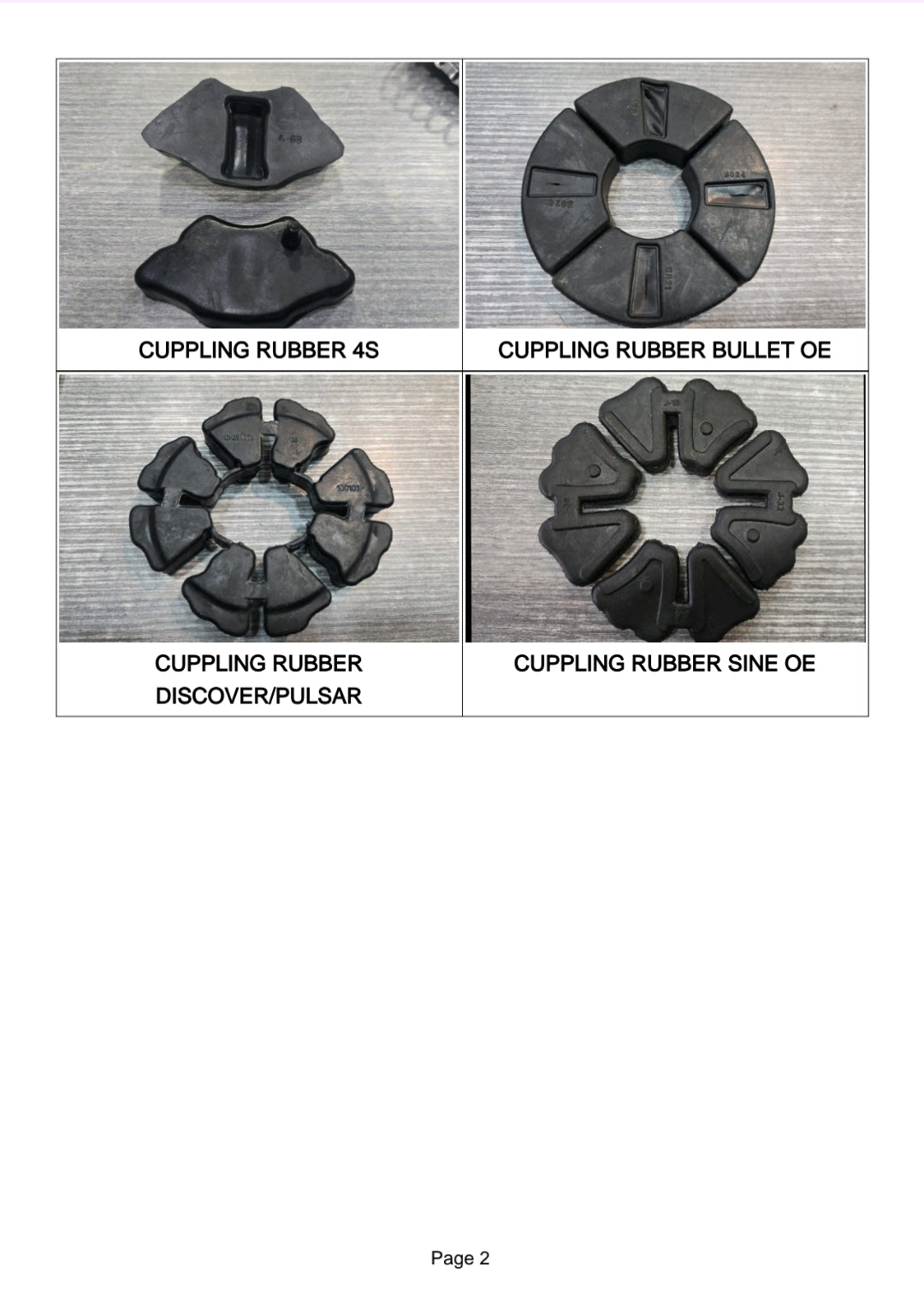 CUPPLING RUBBER 2