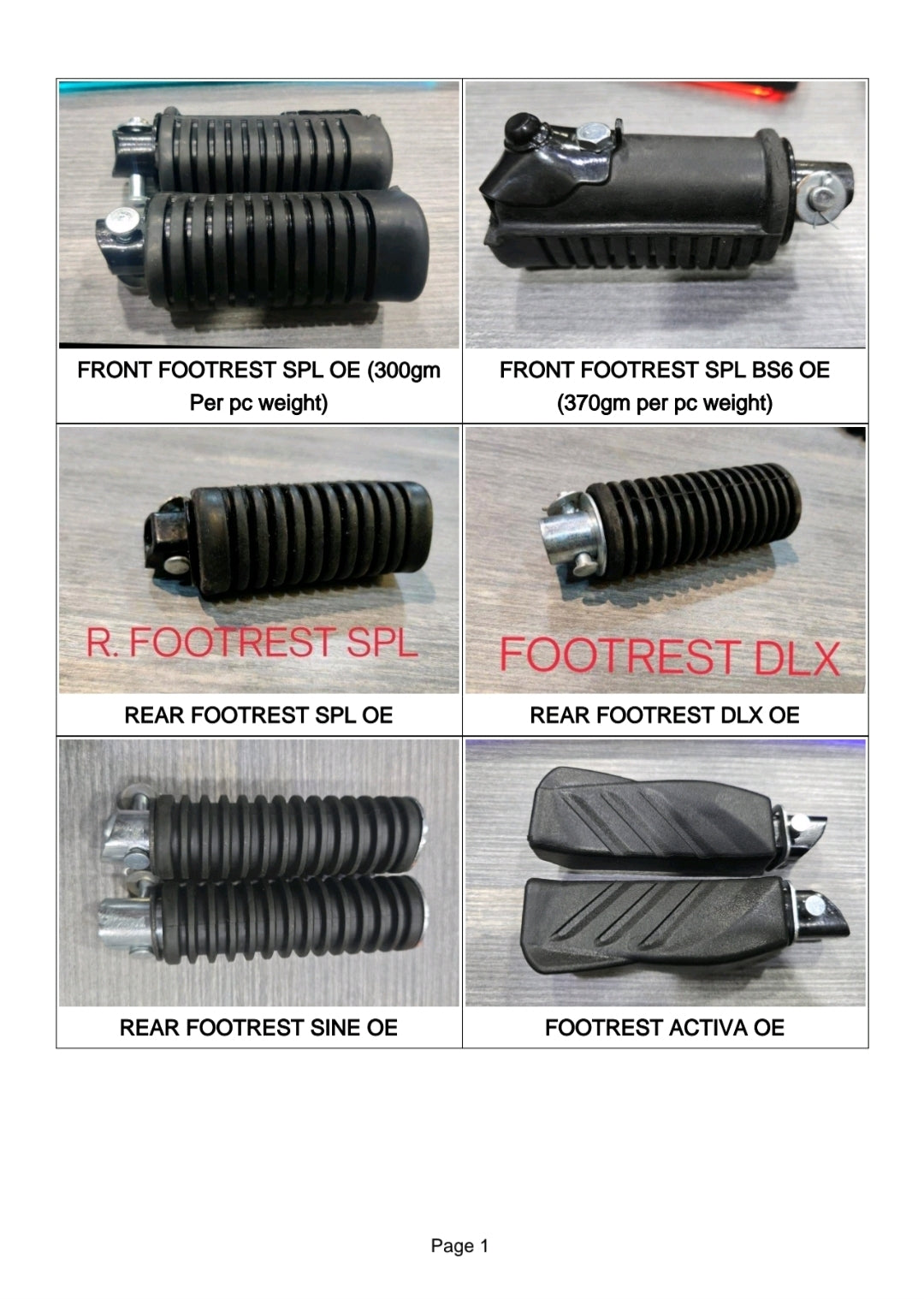 FOOTREST 1