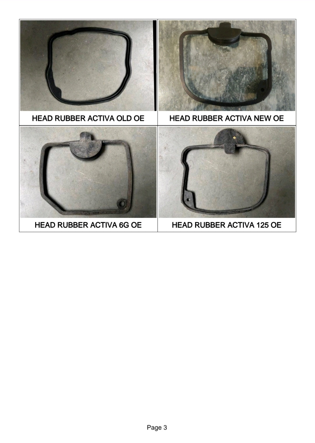 HEAD RUBBER 3