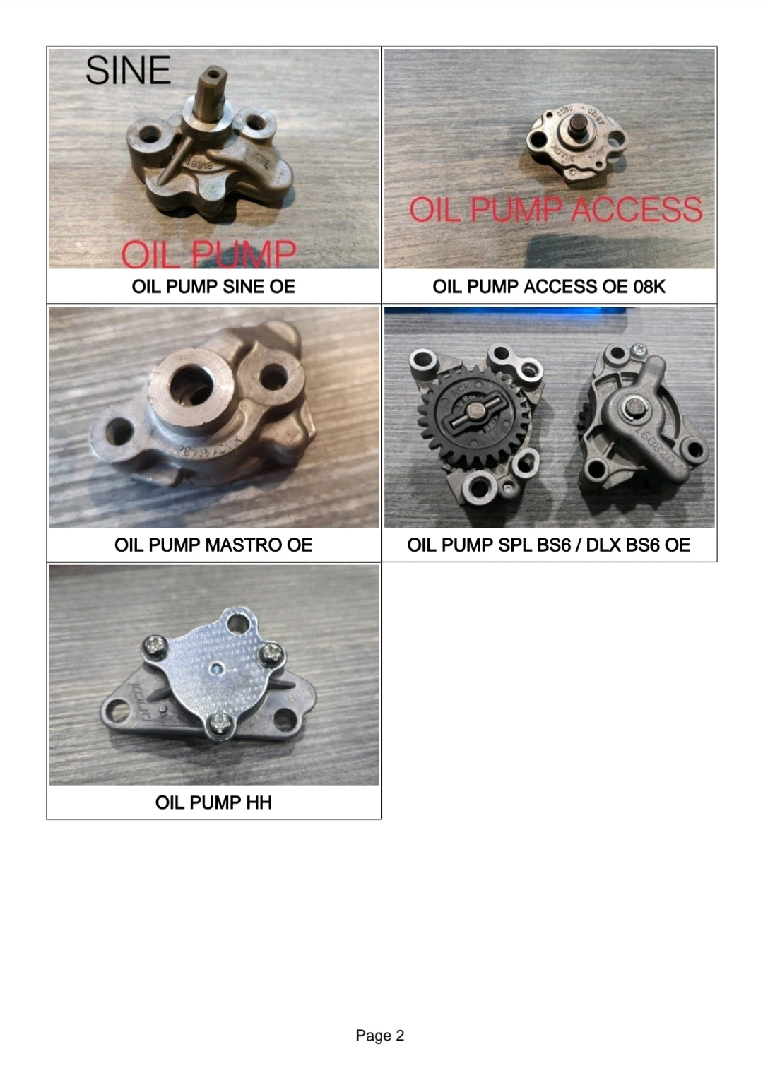 OIL PUMP 2