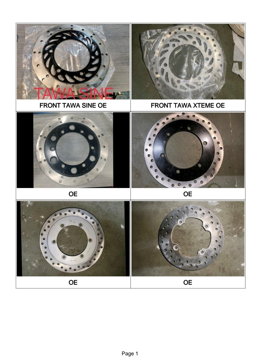 TAWA / DISK PLATE