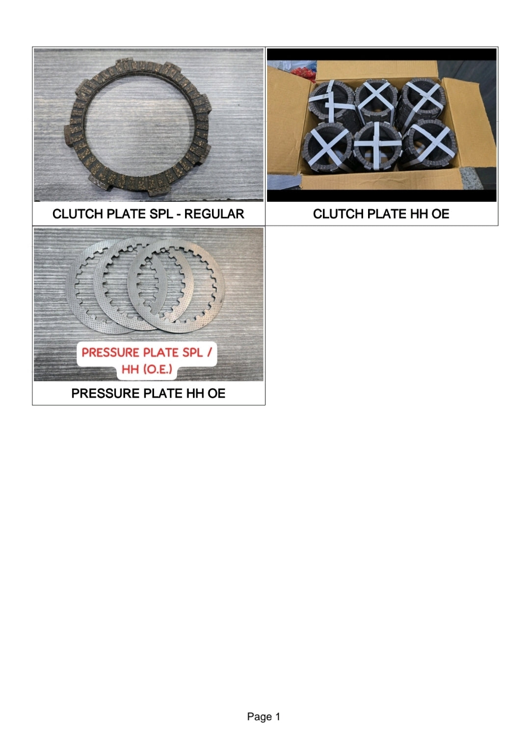 CLUTCH PLATE