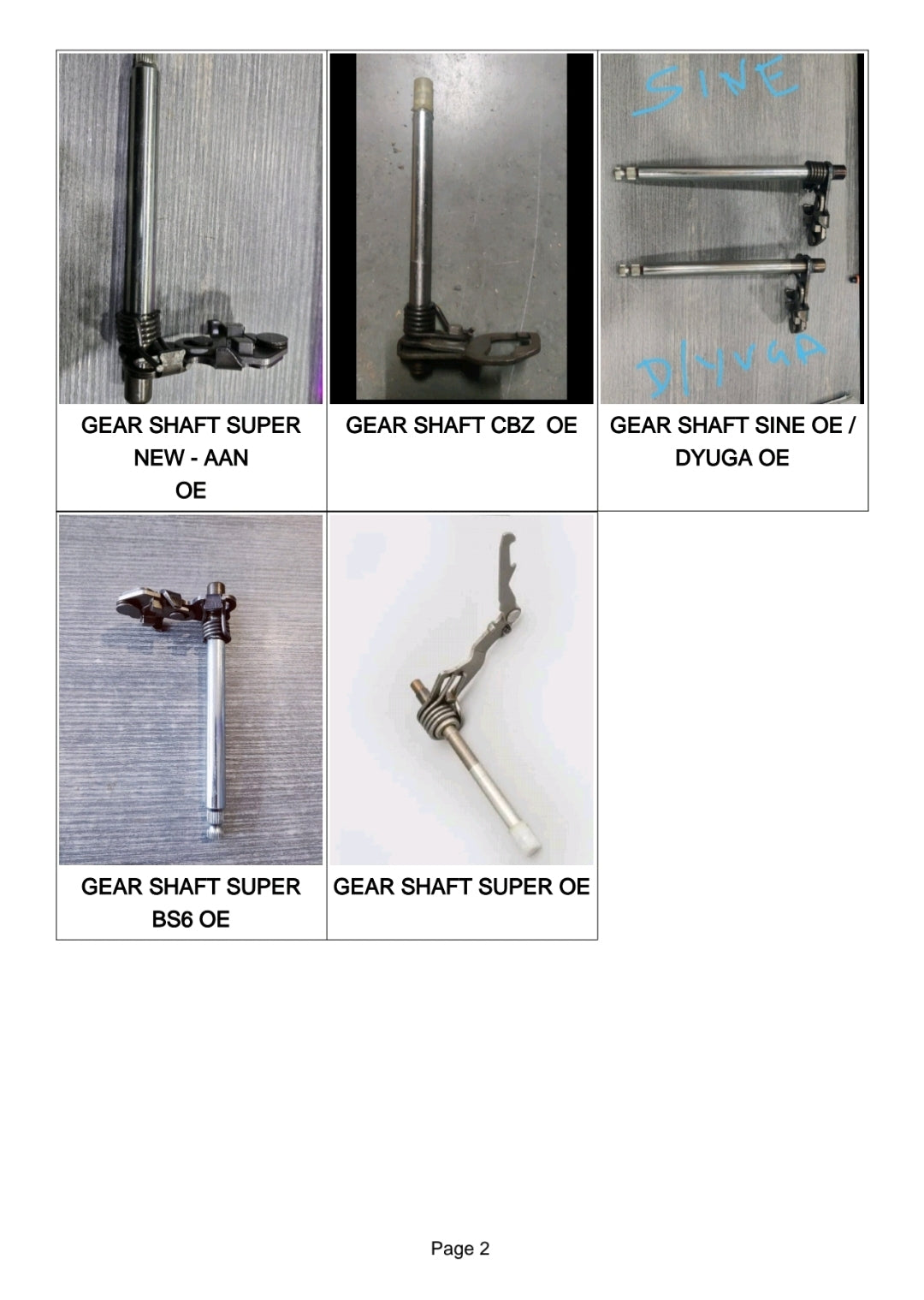 GEAR SHAFT 2