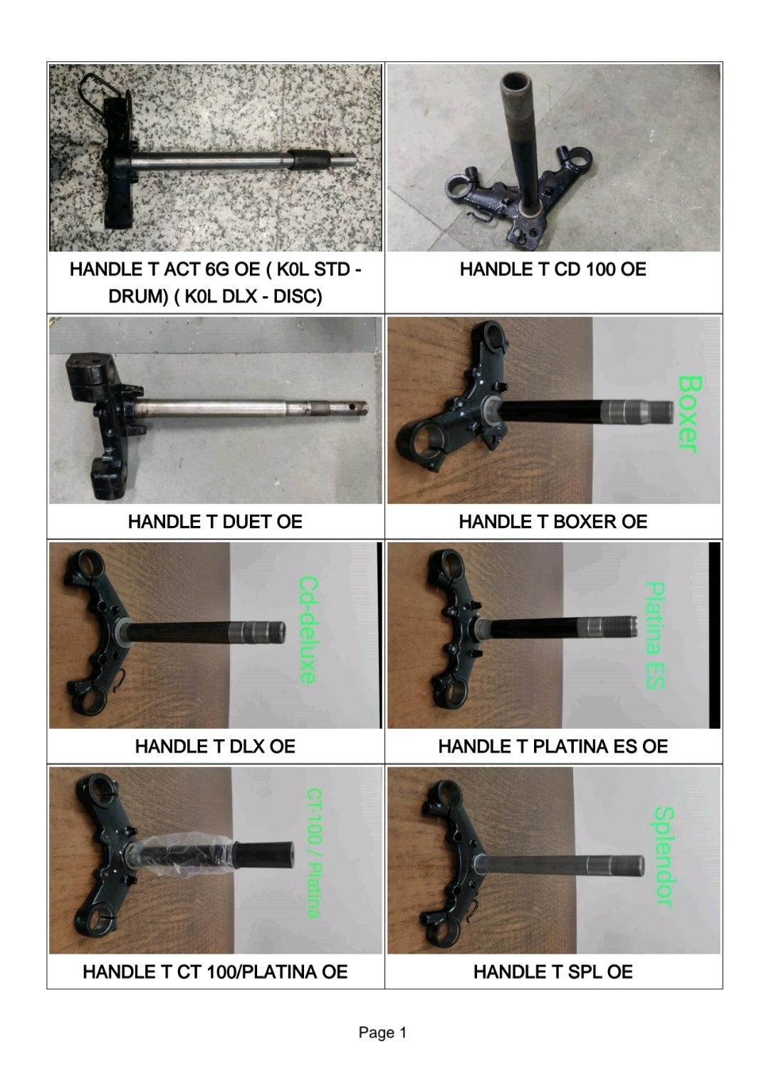 HANDLE T 1
