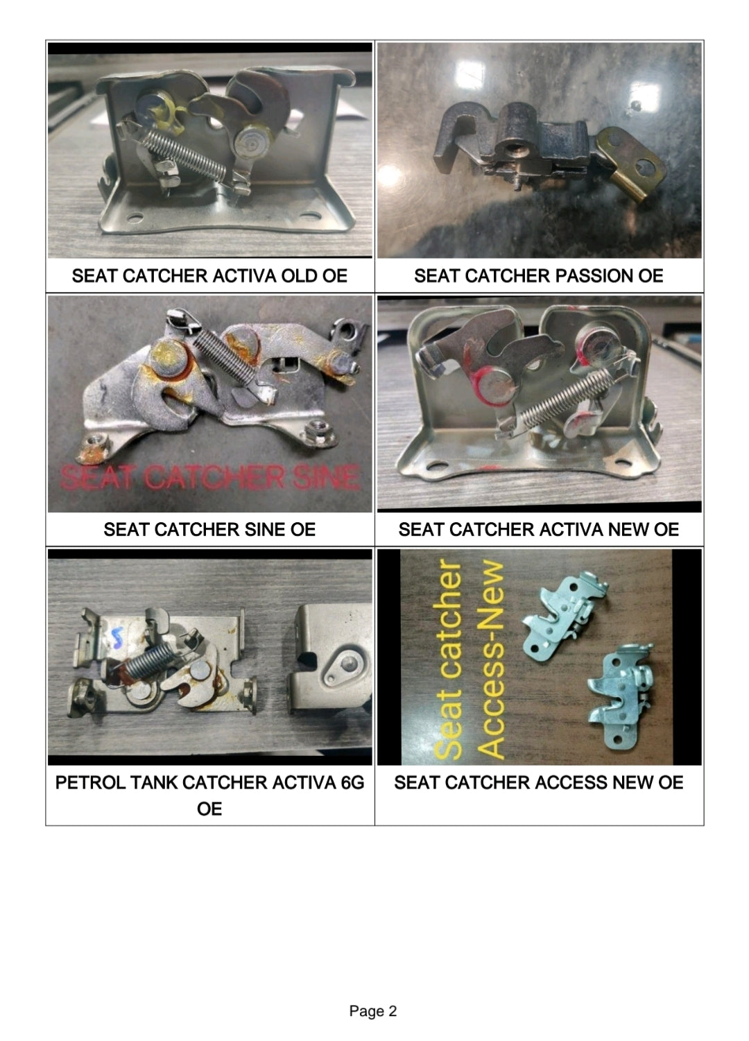 SEAT CATCHER 2