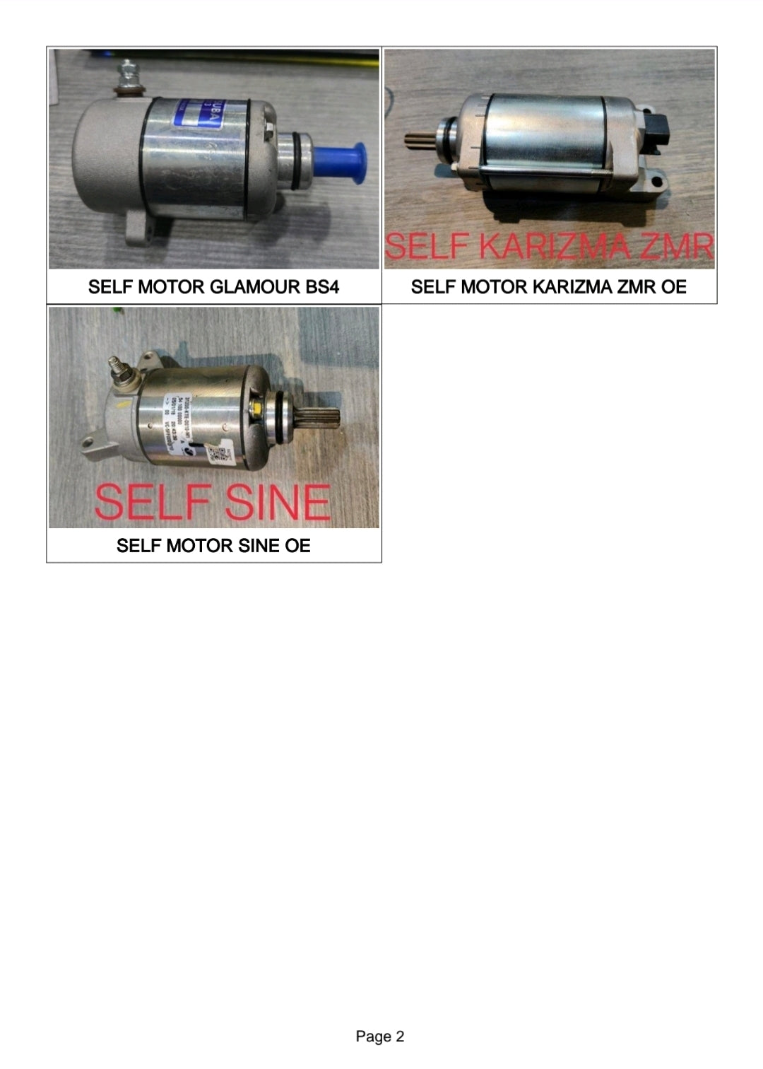 SELF MOTOR 2