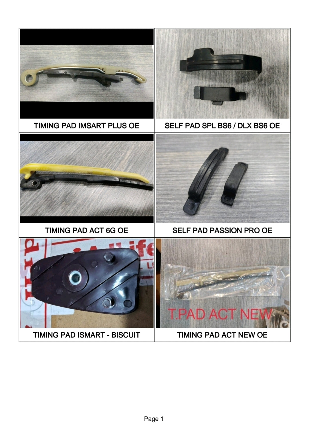 TIMING PAD 1